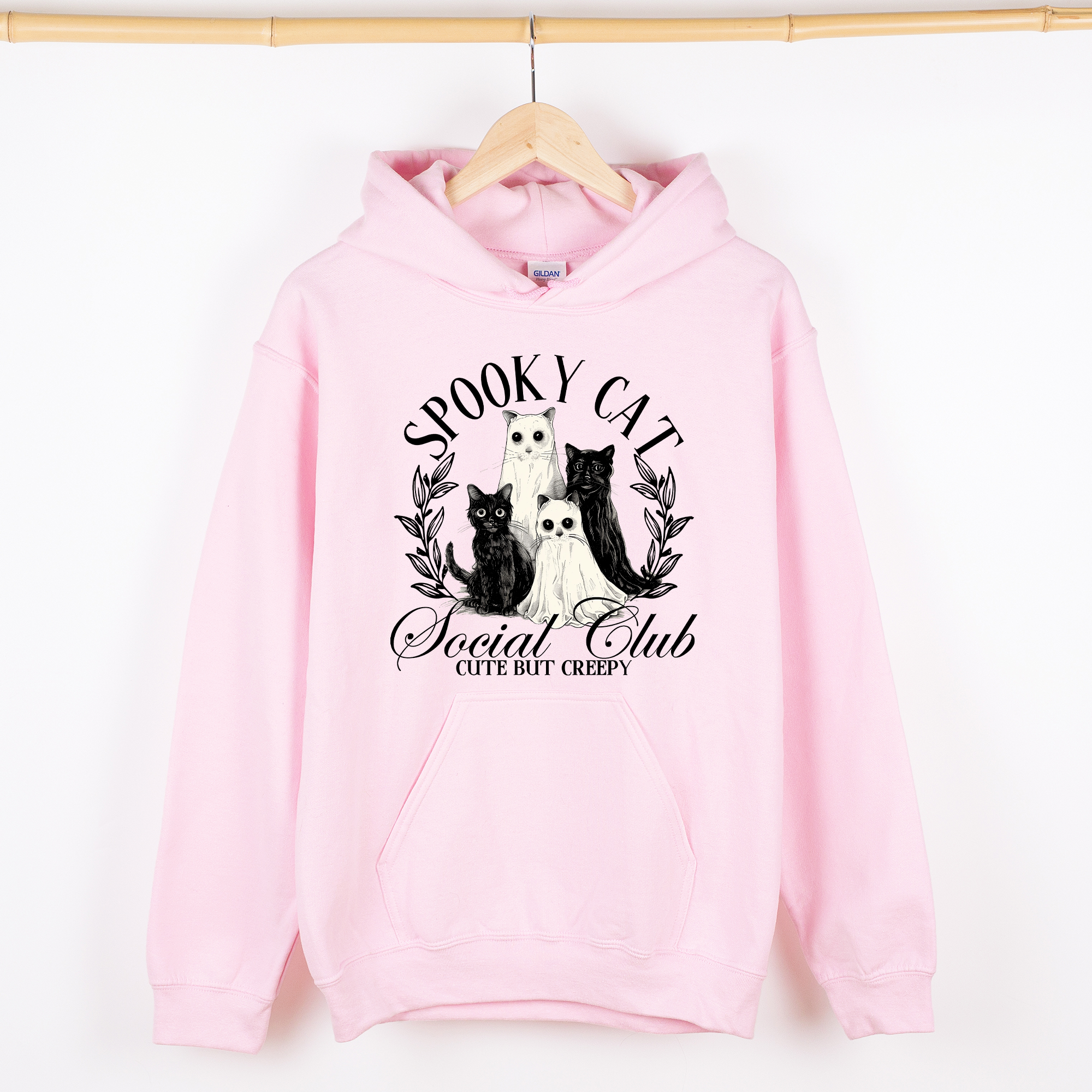 Spooky Cat Social Club Graphic Hoodie