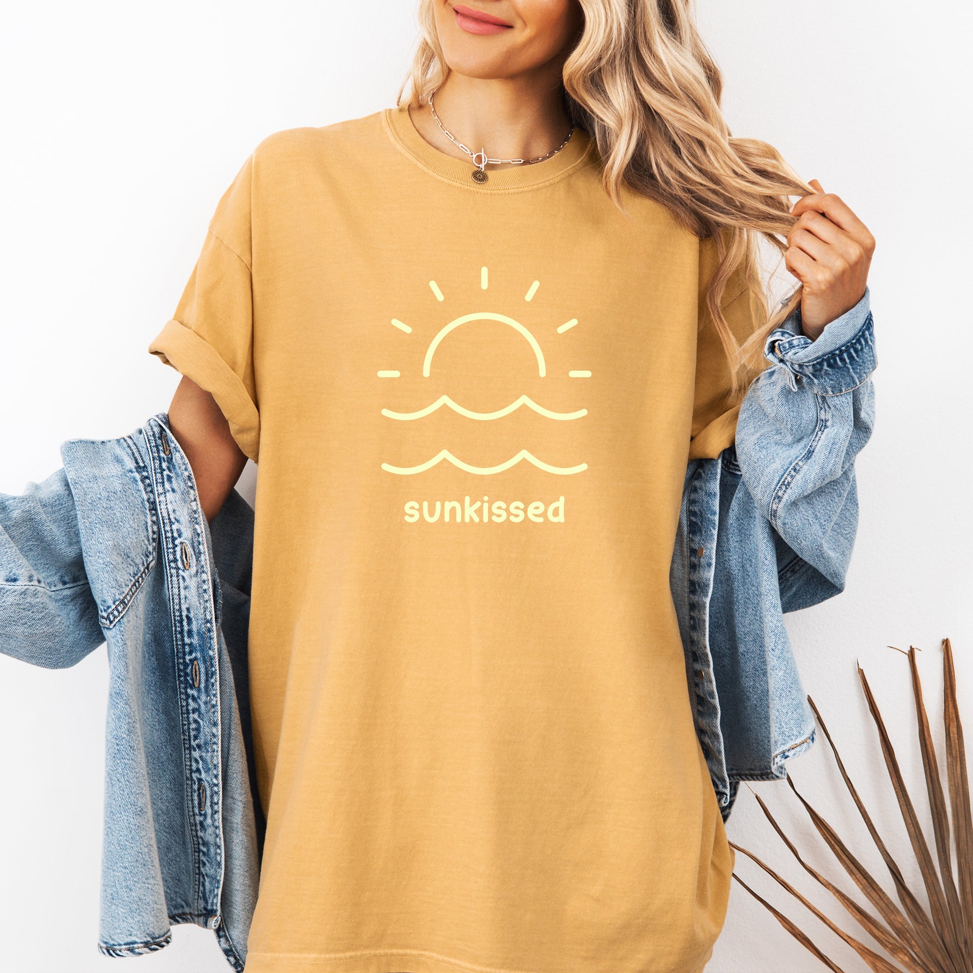 Sunkissed Retro Minimalist Sunshine Beach Summer Vibes Edition Comfort Colors Tee