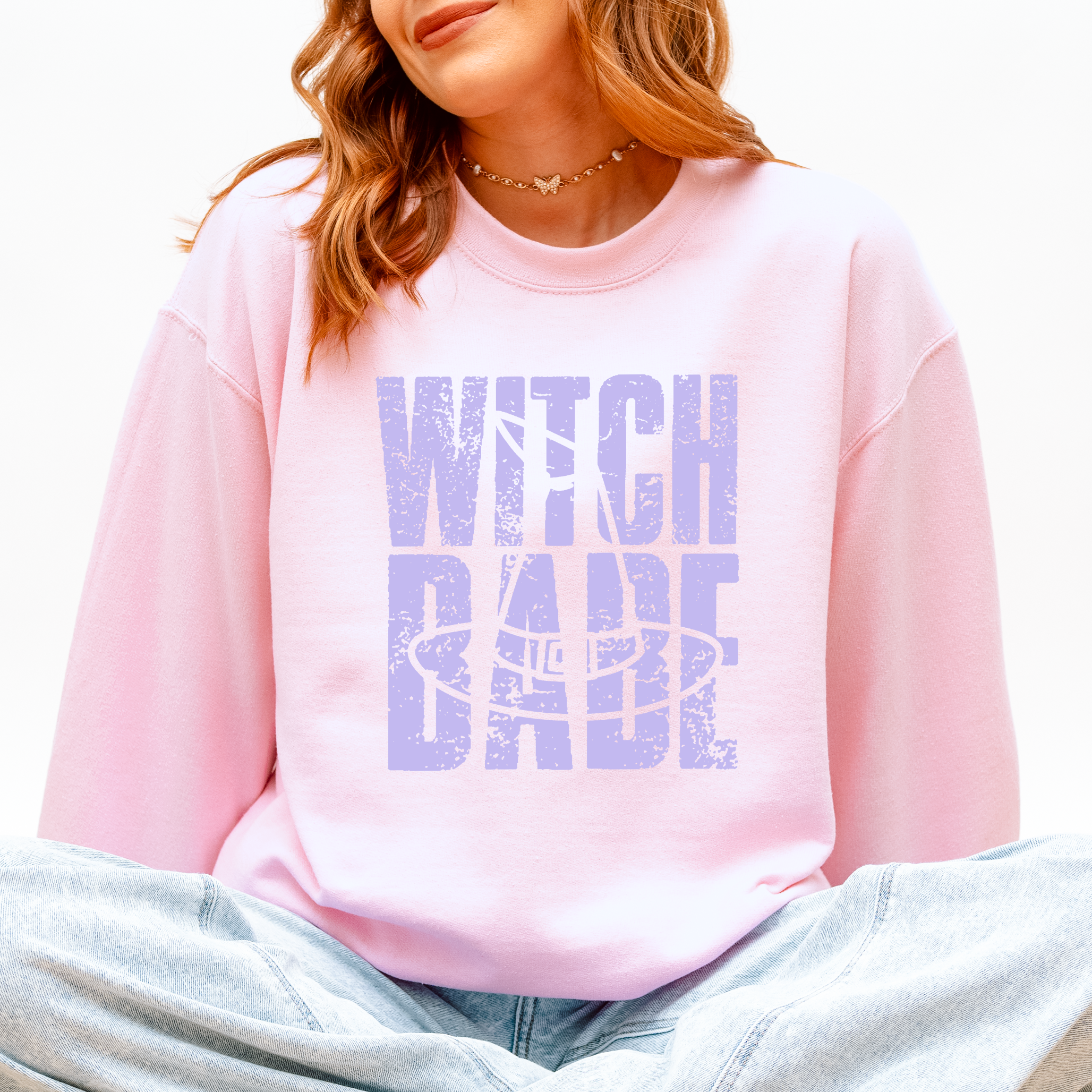 Witch Babe Halloween Mood Vibes Cozy Nightfall Mystic Spirit Edition Extra Sweatshirt