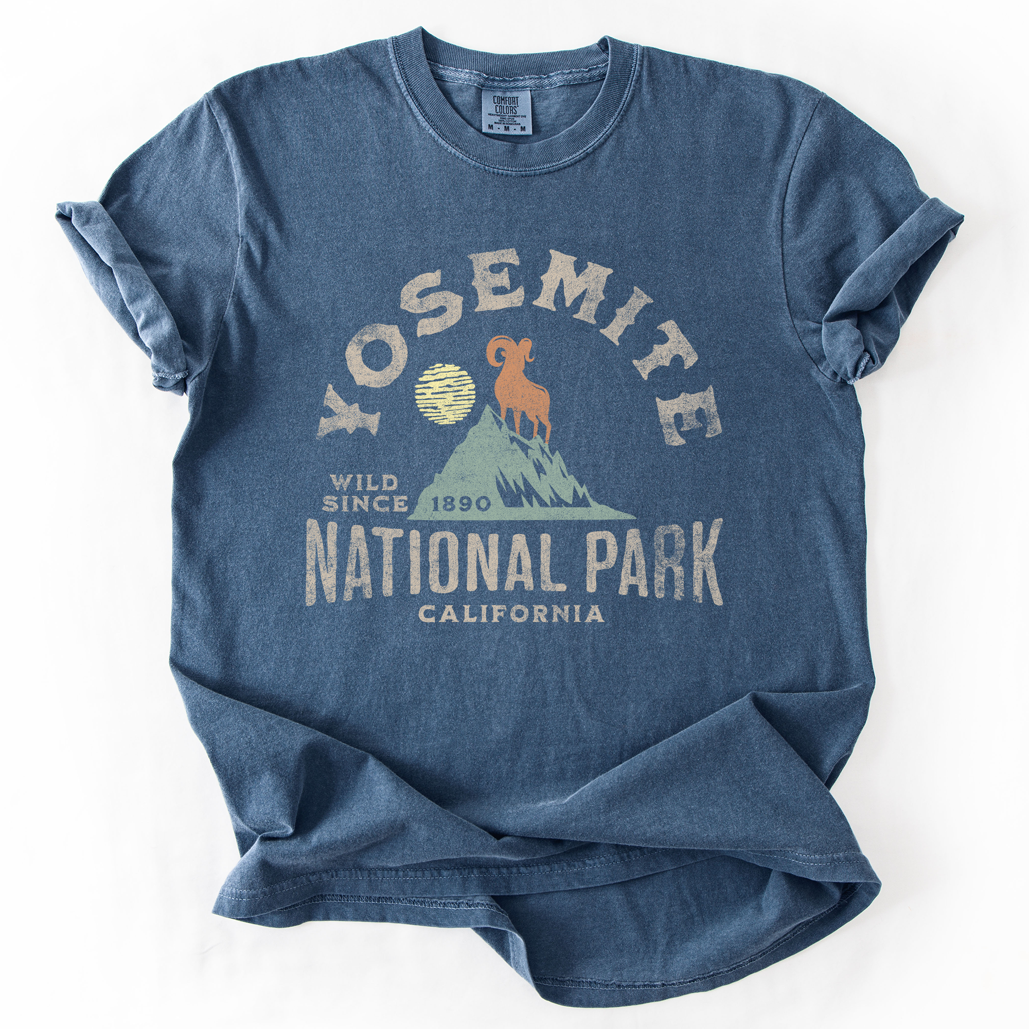Yosemite National Park Trails And Wilderness Nature Lovers Edition Comfort Colors Tee