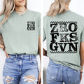 Zero Fs Given Front And Back Sassy Sarcastic Vulgar Humor Quote Comfort Colors Tee