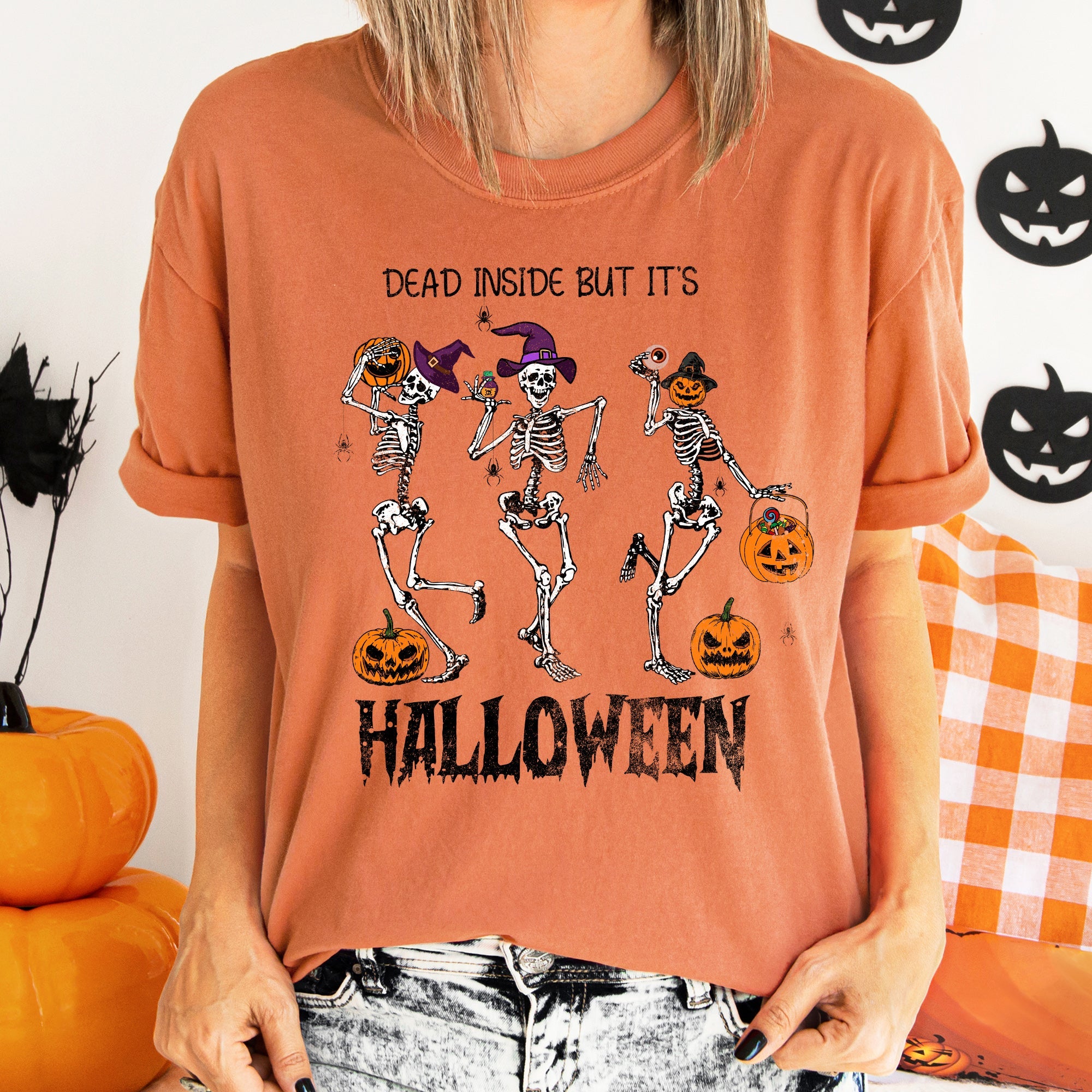 Dead Inside Vintage Halloween Nightmares Collection Exclusive Edition Comfort Colors Tee