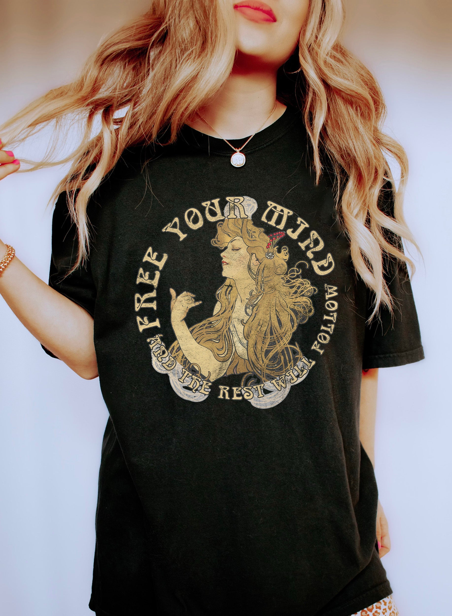 Free Your Mind Music Lover Comfort Colors Tee