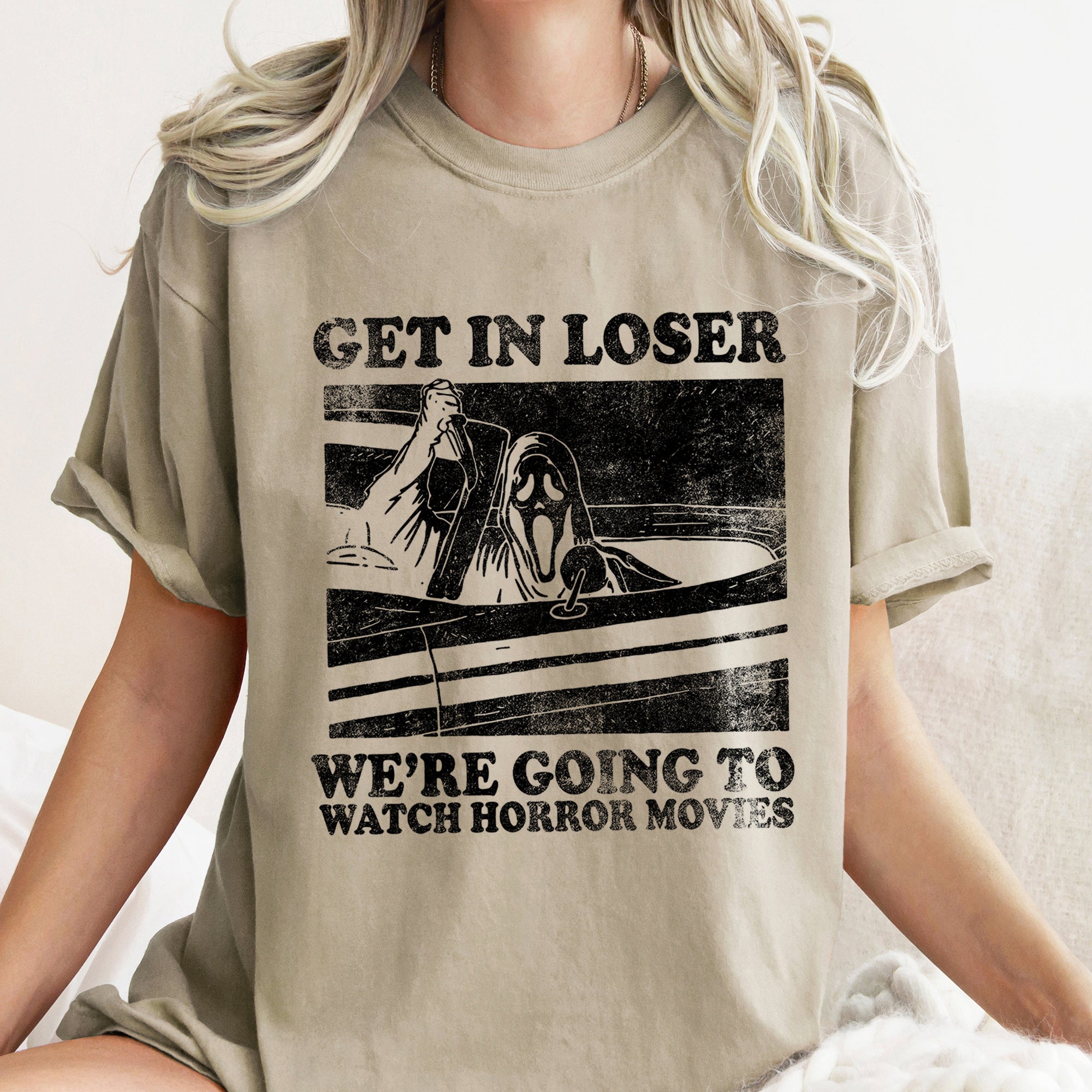 Get In Loser Retro Halloween Vintage Vibe Edition Limited Edition Collectors Choice Comfort Colors Tee