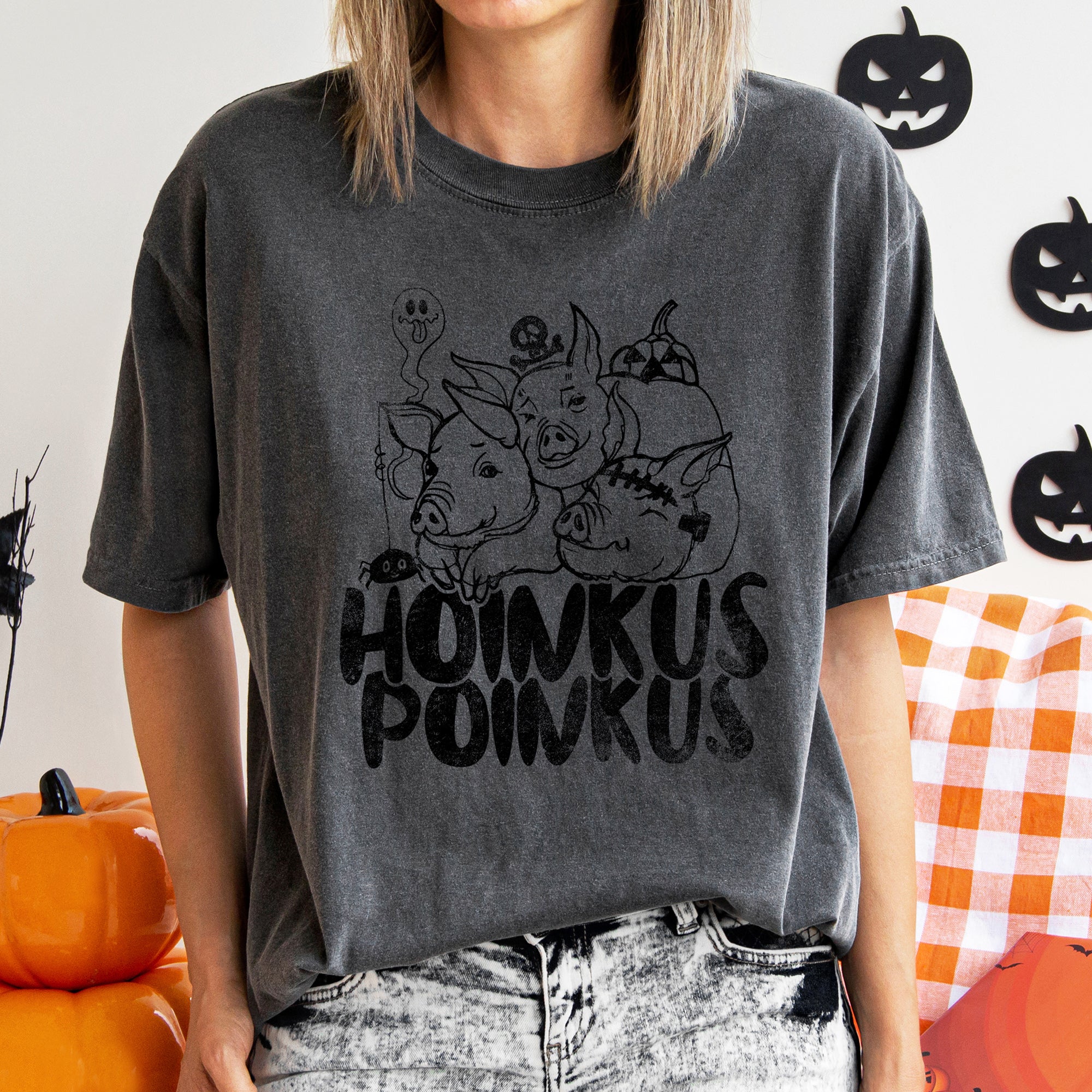 Hoinkus Poinkus Retro Halloween Nostalgic Night Parade Collection Vintage Vibe Edition Comfort Colors Tee