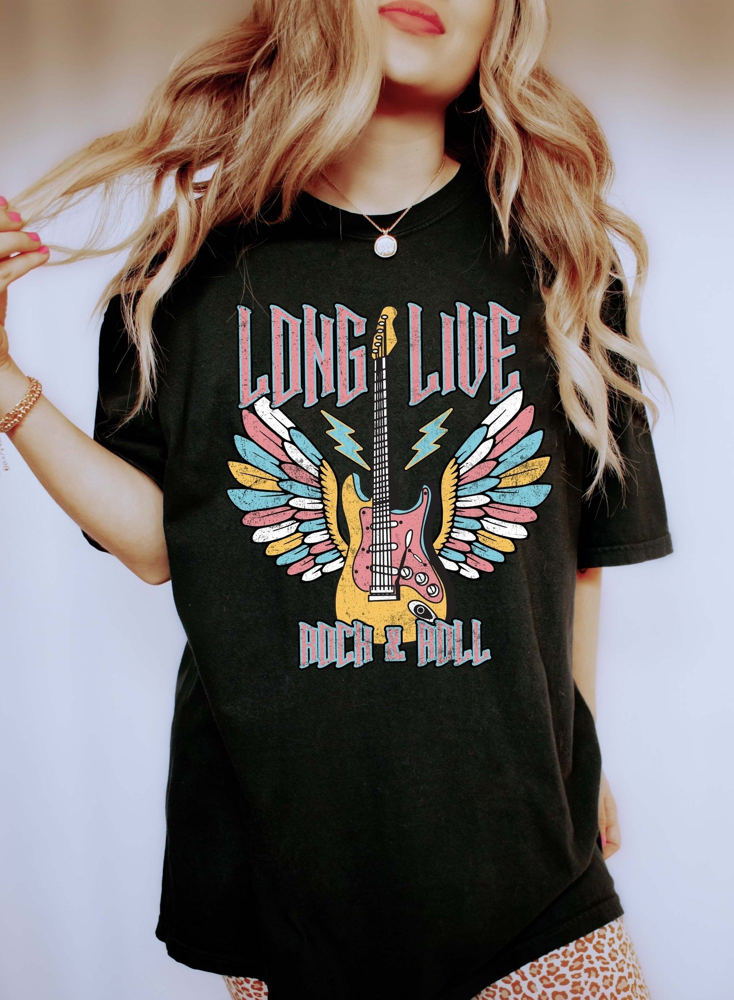 Long Live Rock And Roll Music Lover Deluxe Edition Limited Run Collector's Series Comfort Colors Tee