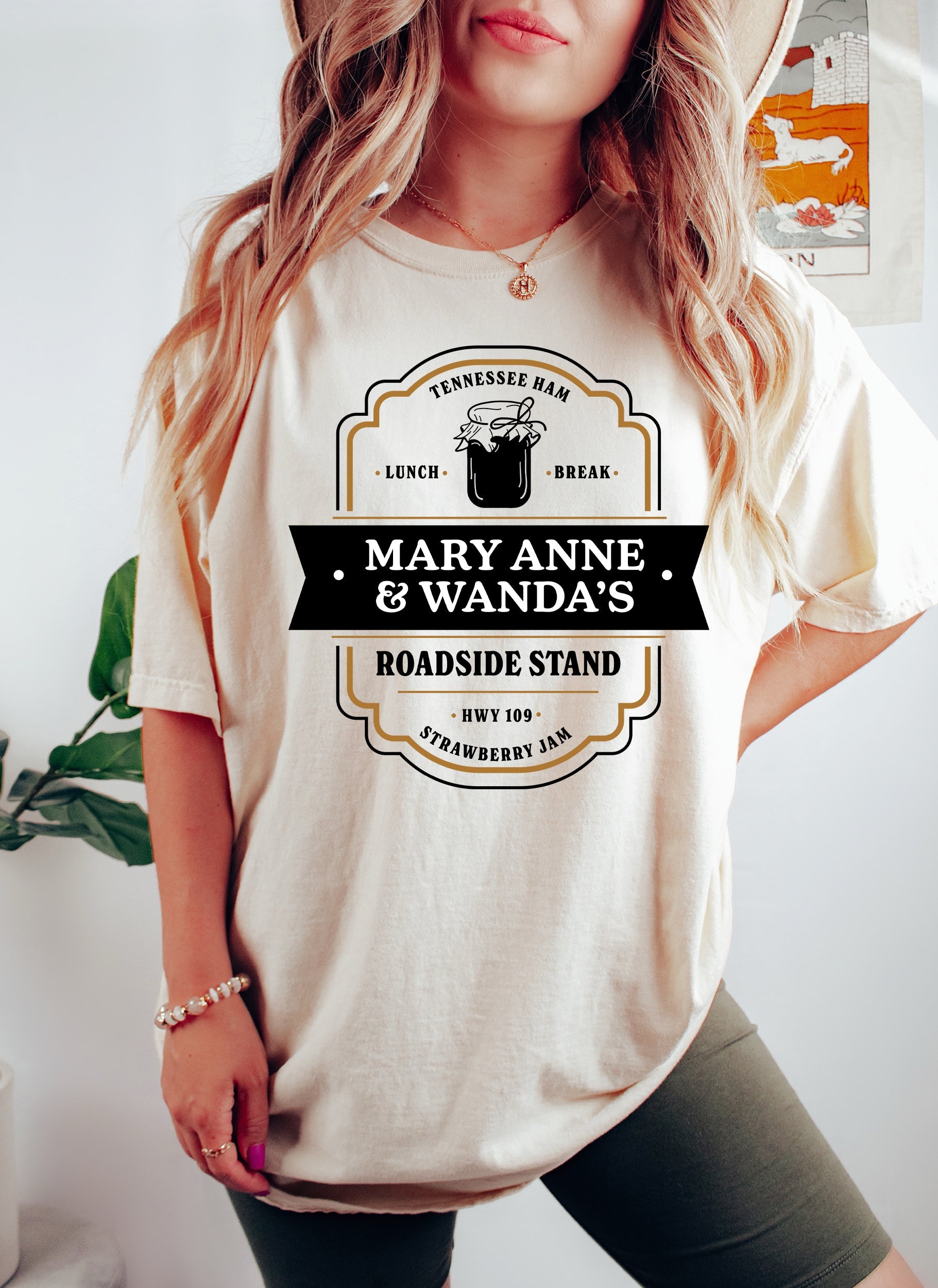 Marry Anne And Wanda's Roadside Stand Music Lover Vintage Edition Comfort Colors Tee