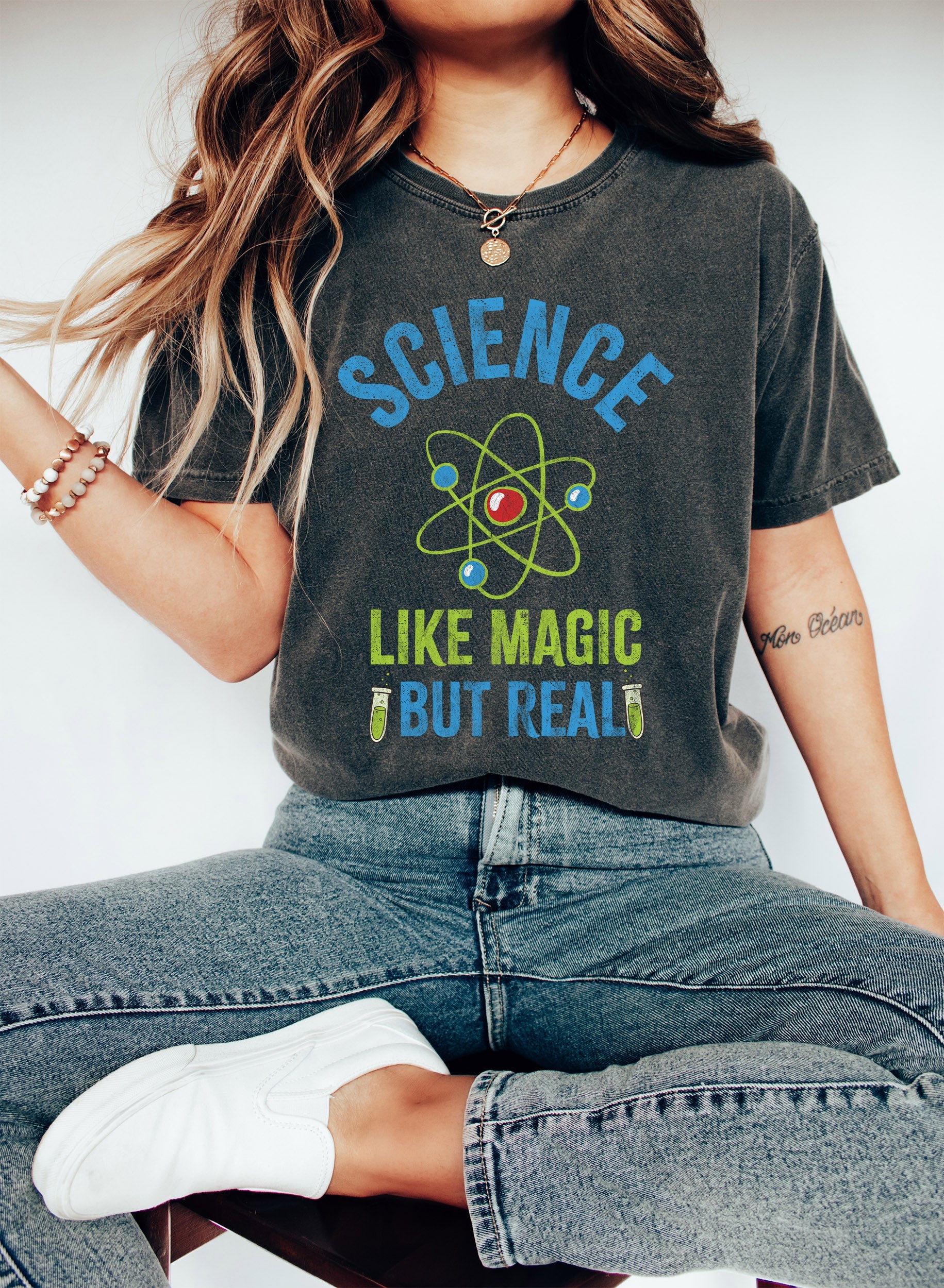 Science Like Magic But Real Science Knowledge And Wonder Collection Comfort Colors Tee