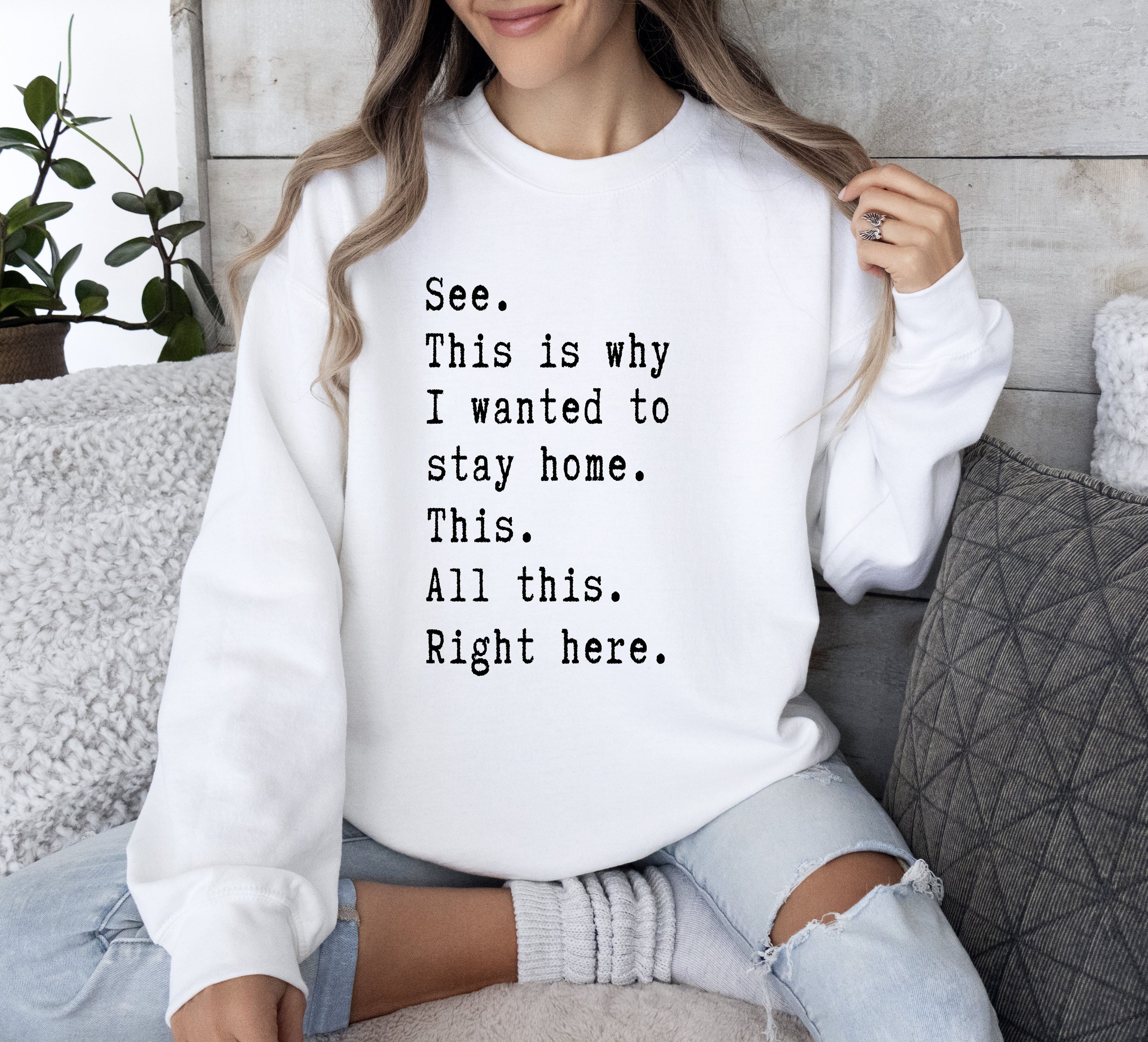 I Wanted To Stay Home Sarcastic College Cozy Campus Vibe Limited Edition Sweatshirt